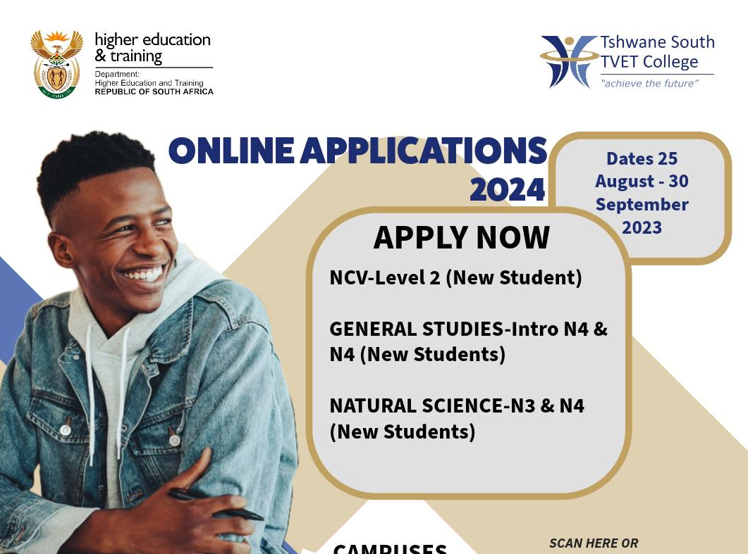 Tshwane South Tvet College Apply for College
